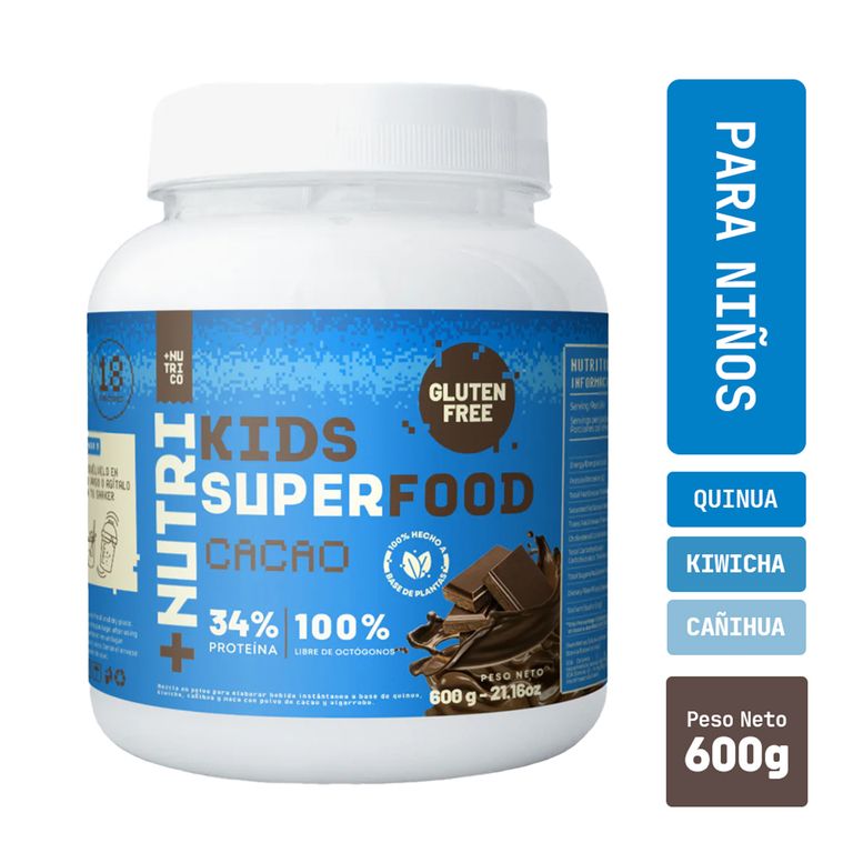 Proteína Vegana Kids NutriCo Cacao Pote 600 g