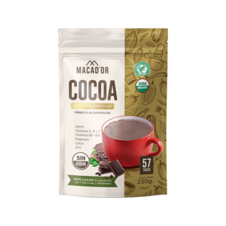 Cocoa Organica Macador Empaque 230 g