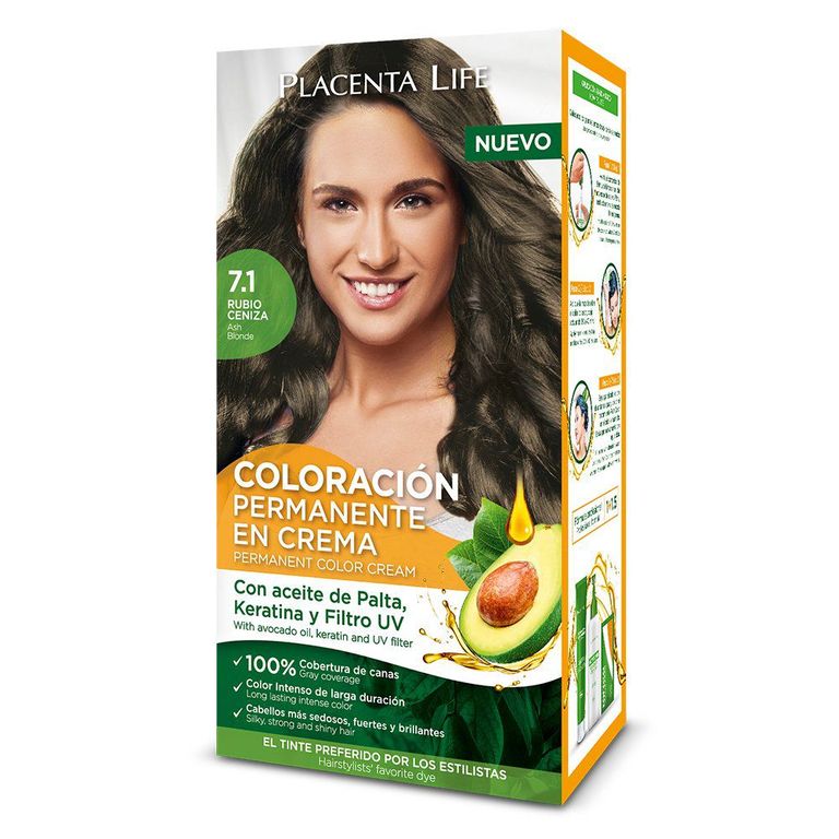 Tinte Placenta Life Tono 7.1 Rubio
