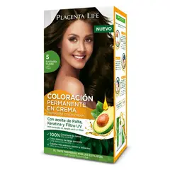 PLACENTA LIFE - Kit Coloración Placenta Life Castaño Claro 5