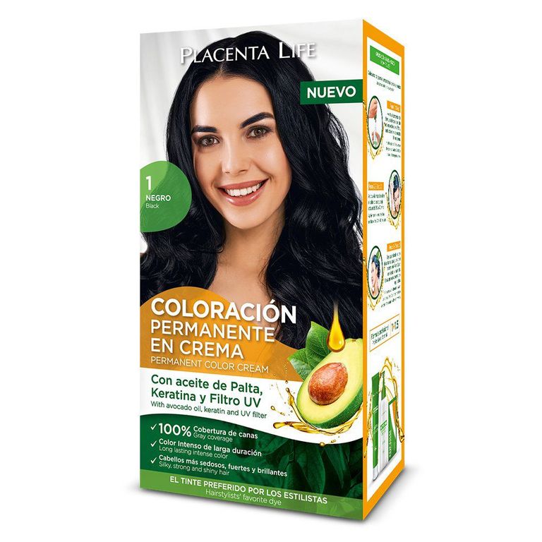 Tinte Placenta Life Tono 1 Negro