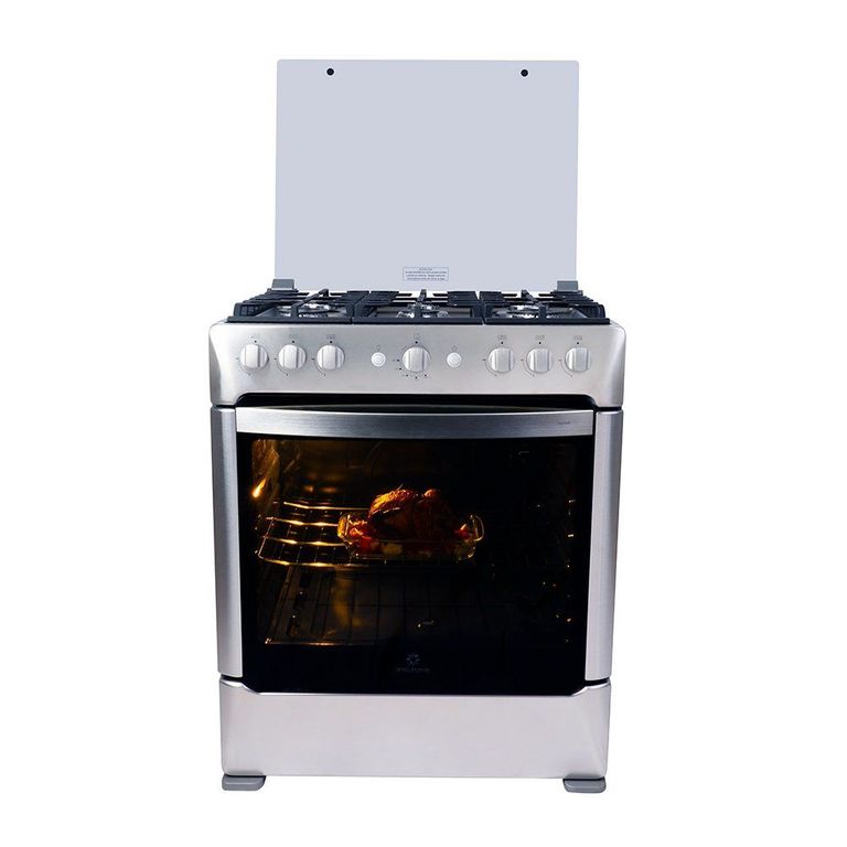 Cocina 30 Pulgadas 6 Hornillas con Encendido Eléctrico Parma Croma