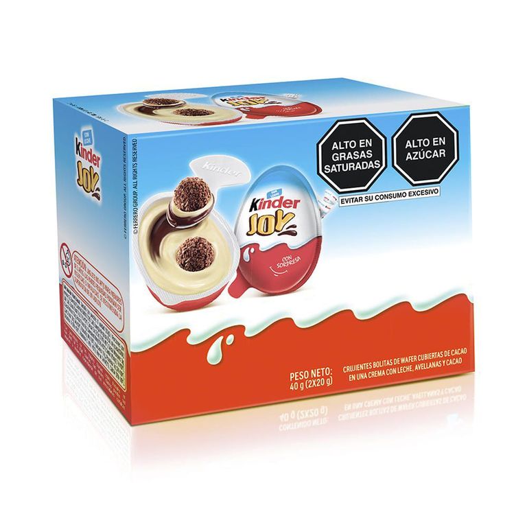 Huevito Chocolate Kinder Joy Celeste Caja 2 Und
