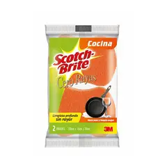 SCOTCH BRITE - Esponja Limpieza Delicada Pack 3 Und