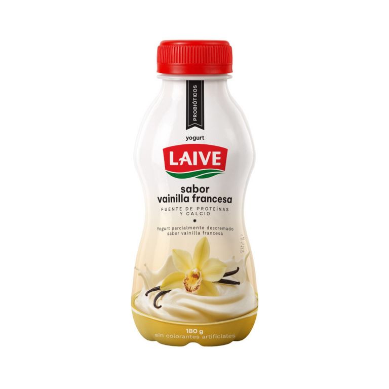 Yogurt Laive Probióticos Vainilla Botella 180 g