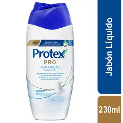PROTEX - Jabón Líquido Pro Cuerpo Antibacterial Hidratación Envase 230 mL