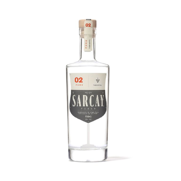 Pisco Sarcay Puro Torontel Botella 700 mL