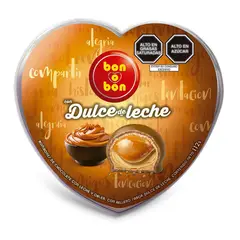 BON O BON - Bombones Bon o Bon Dulce de Leche Corazón Envase 105 g