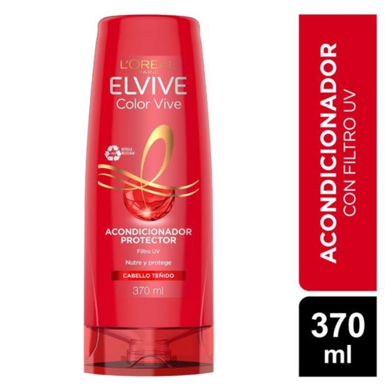 Acondicionador Elvive Color Vive Cabello Teñido Botella 370 mL