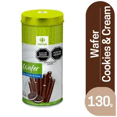 TOTTUS - Barquillo Wafer Roll Cookies & Cream 130 gr