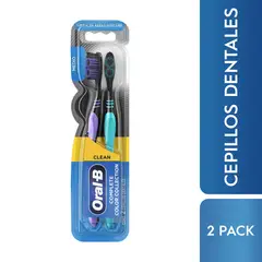ORAL B - Cepillo Dental Complete Color Collection Pack 2 Und