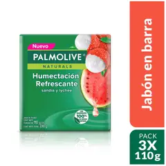 PALMOLIVE - Jabón Barra Humectante Pack 3 Empaques 110 g