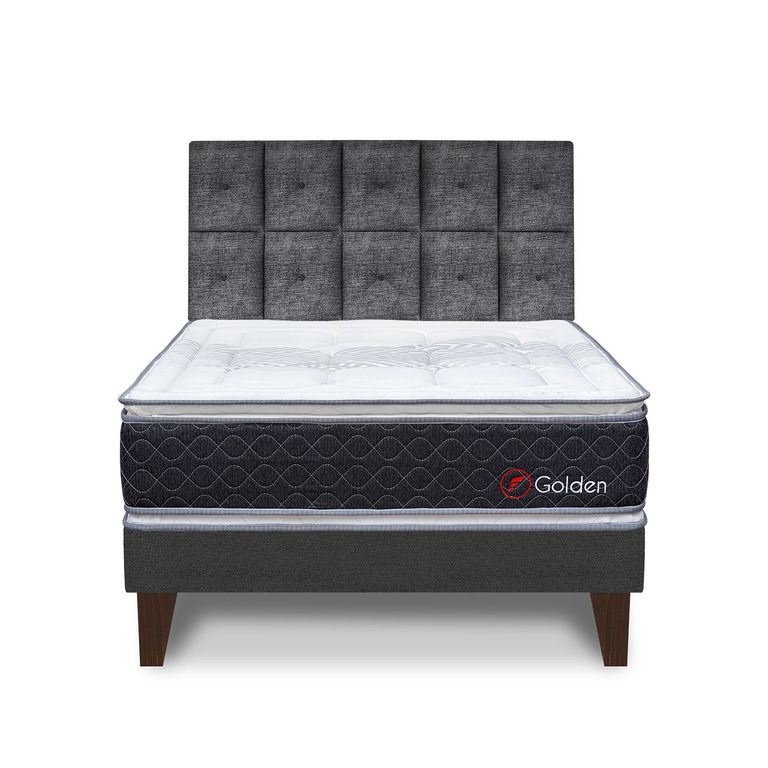 DORMITORIO EUROPEO GOLDEN QUEEN+CAB