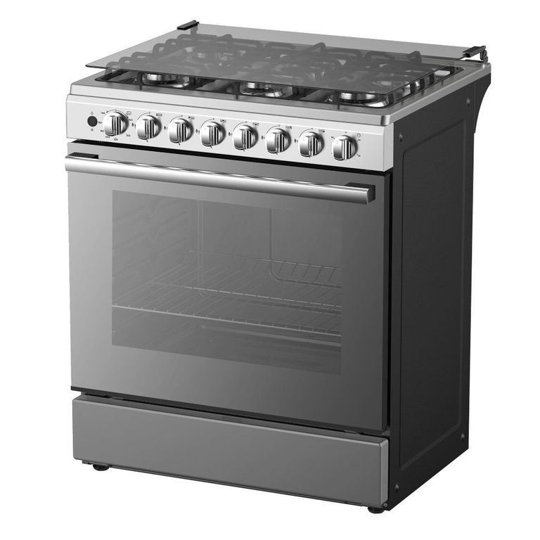 Cocina a Gas de 3O Pulgadas Negro