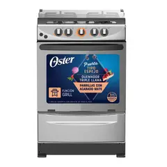 OSTER - Cocina a Gas de 24 Pulgadas Gris