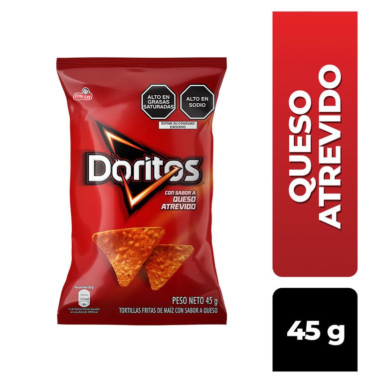 Tortilla Chips Doritos Queso Atrevido Bolsa 45 g