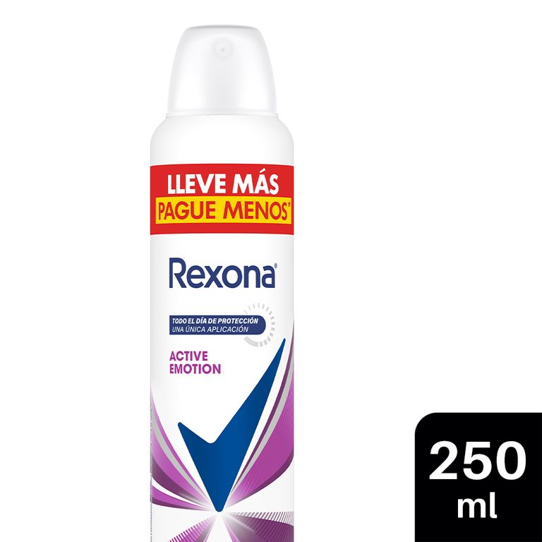 Antitranspirante en Spray Rexona Active Emotion Envase 250 mL