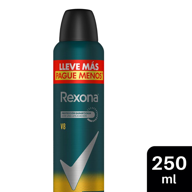 Antitranspirante en Spray Rexona Men V8 Envase 250 mL