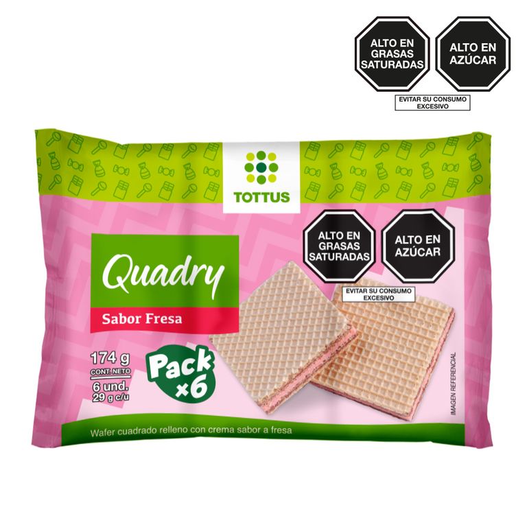 Quadry 6pack Fresa Tottus 174g