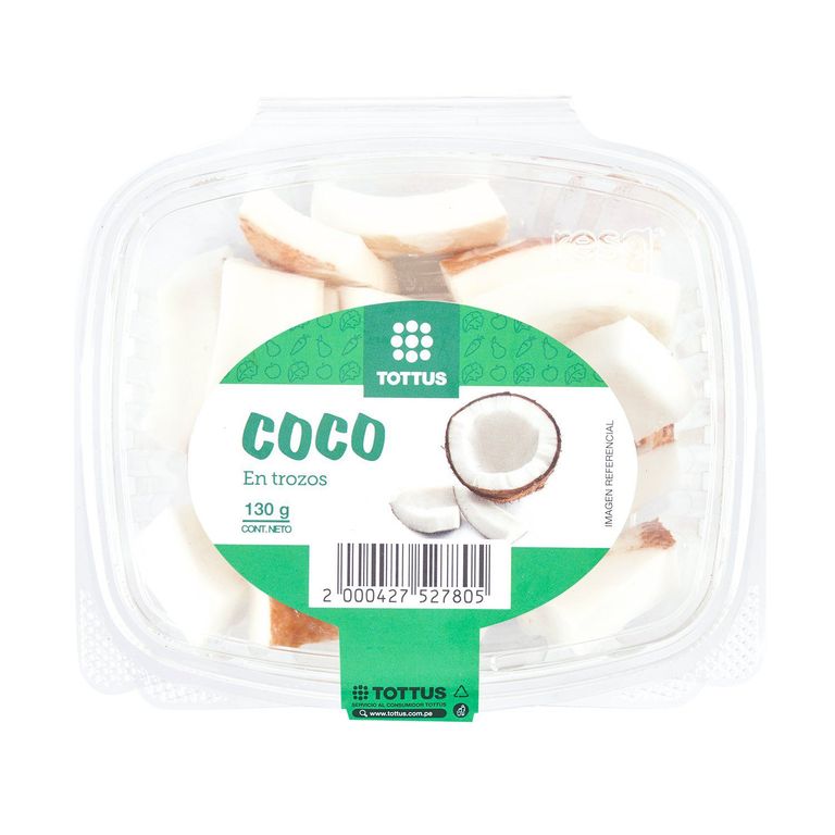 Coco en Trozos Tottus 130 g