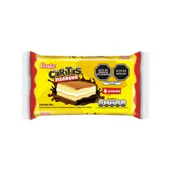 COSTA - Bizcocho Caritas Vainilla 28 g Pack 6 Und