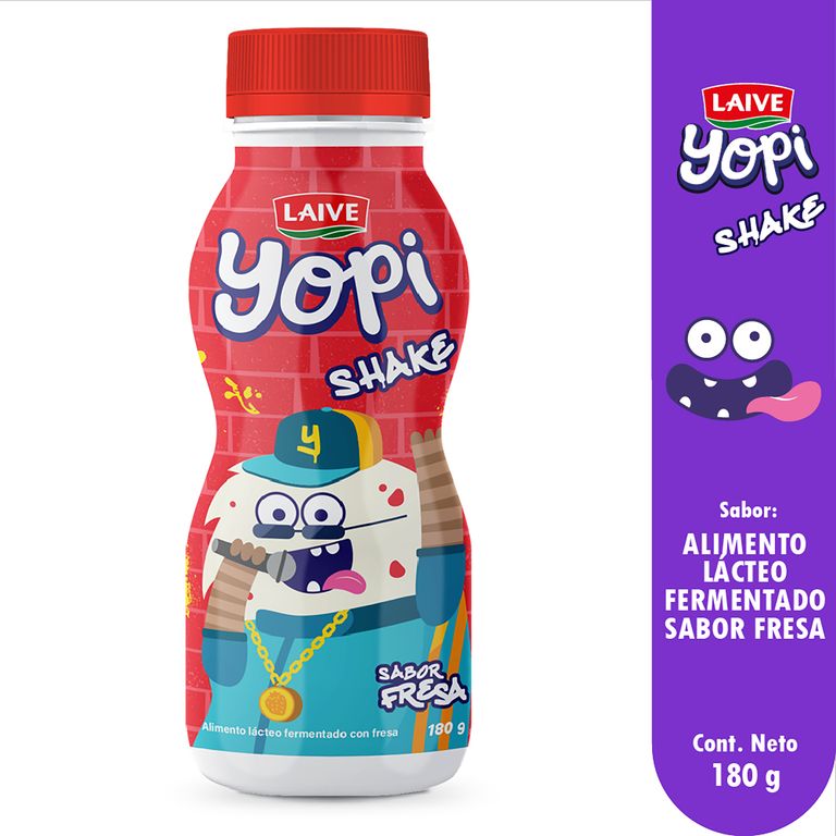 Alimento Lácteo Laive Yopishake Fresa Botella 180 g