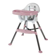 ALL BASICS - Silla de Comer 3 en 1 Rosada
