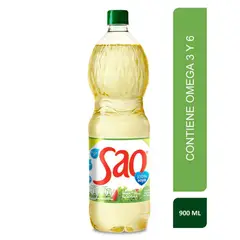 SAO - Aceite Vegetal Soya Botella 900 mL
