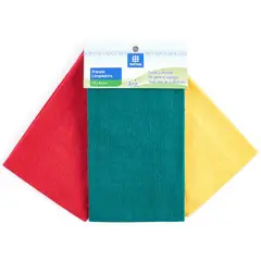 TOTTUS - Franela Limpiadora 35 x 40cm Pack 3 Und