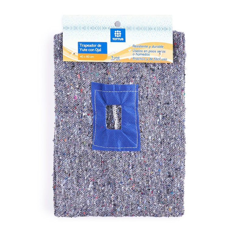 Trapeador de Yute Tottus con Ojal 40x80cm