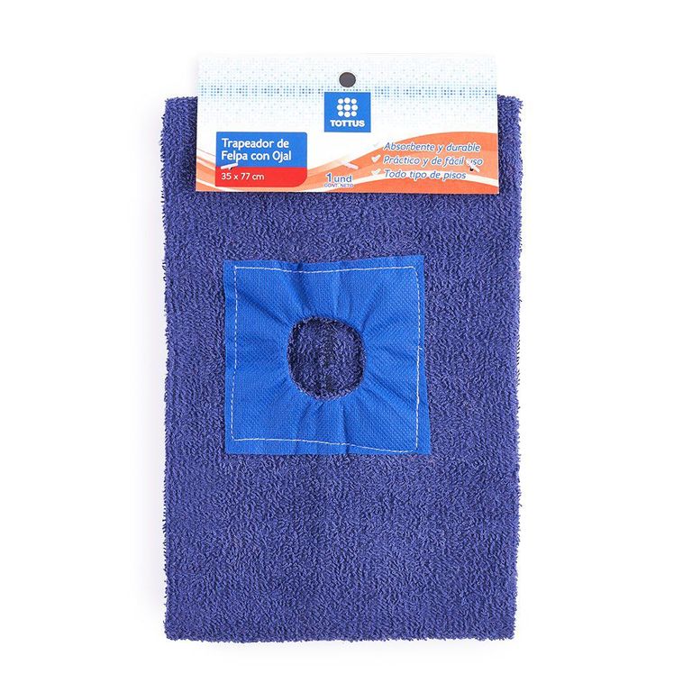 Trapeador de Felpa Tottus con Ojal 45x77cm