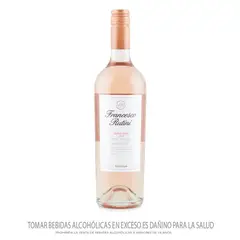 TOTTUS - Vino Francesco Rutini Malbec Rose Tottus Botella 750 mL