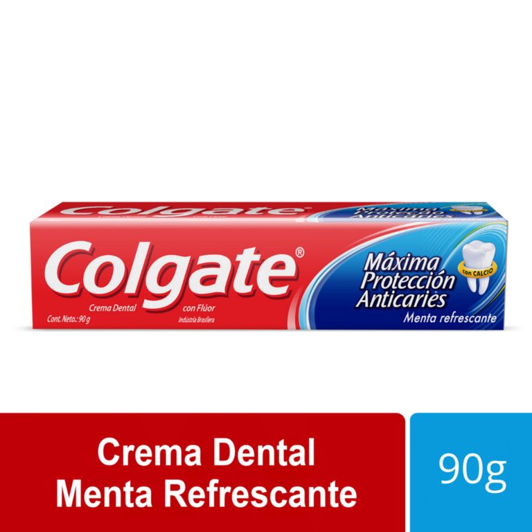 Crema Dental Colgate Máxima Protección Anticaries Caja 90 mL