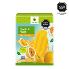 TOTTUS - Six Pack Paleta Helado Frutado Maracuyá 6 Unidades