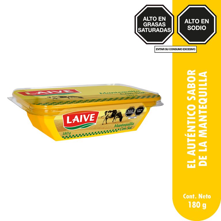 Mantequilla con Sal Laive Envase 180 g