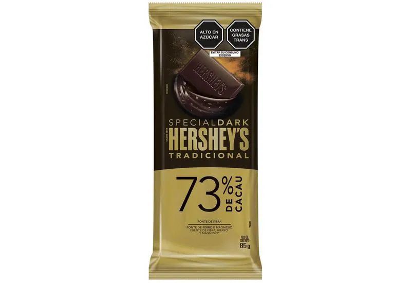 Chocolate Hersheys Dark 73% Cacao Empaque 85 g