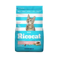 RICOCAT - Comida para Gatos Ricocat Carne Pescado y Leche 3 kg