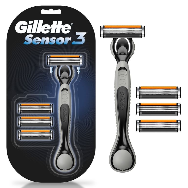 Máquina de Afeitar Gillette Sensor3 + Repuesto