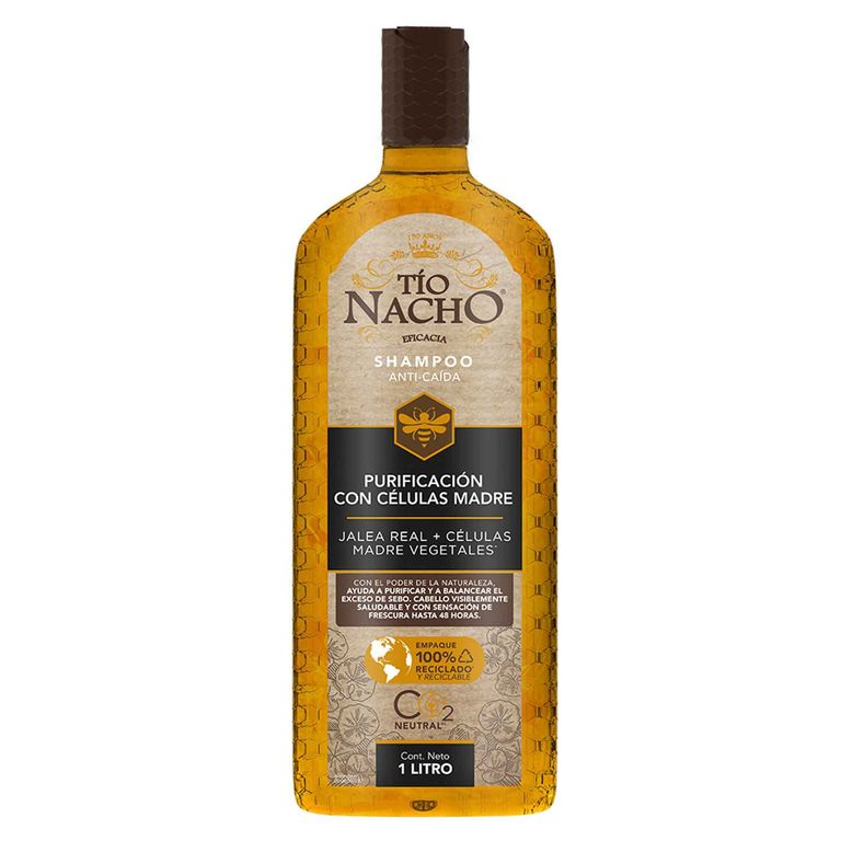 Shampoo Tio Nacho Purificación Celular Botella 1 L