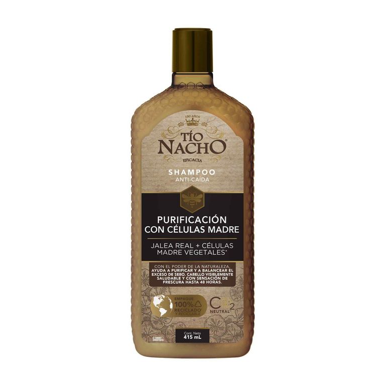 Shampoo Tio Nacho Purificación Celular Botella 415 mL