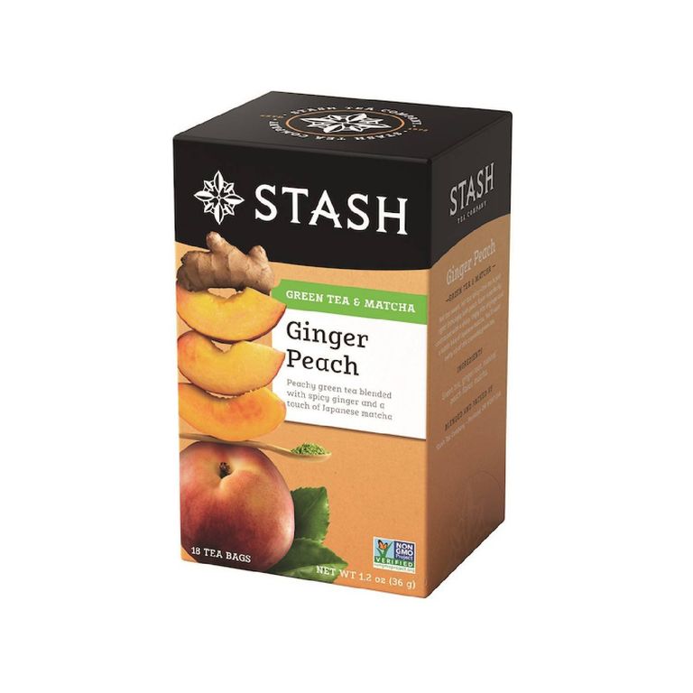 Té Verde Stash con Jengibre y Melocotón Caja 36 g