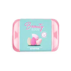 TOTTUS - Esponja Maquillaje Tottus Beauty Eggs Estuche 4 Und