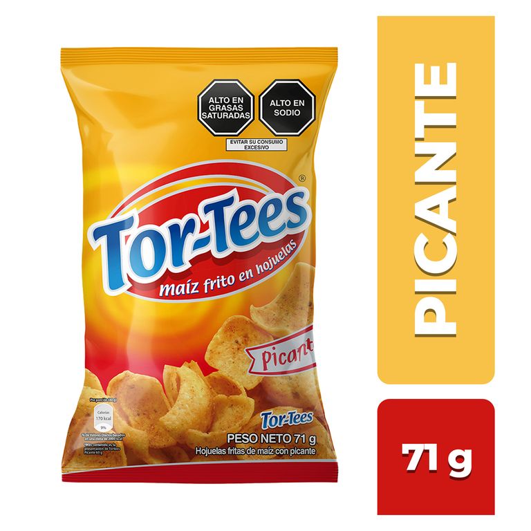 Snack de Maíz Tortees Picante Bolsa 71 g