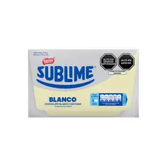 SUBLIME - Chocolates Sublime Blanco con Maní Caja 20 Und