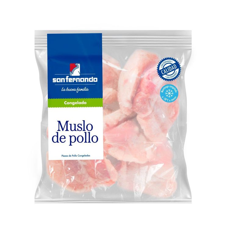 Muslo De Pollo Congelado San Fernando x Kg