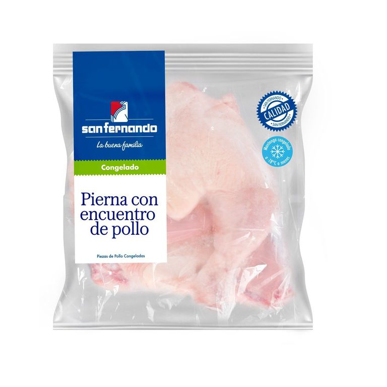 Pierna Con Encuentro De Pollo Congelado San Fernando