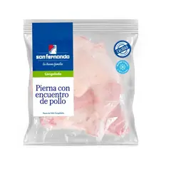 SAN FERNANDO - Pierna Con Encuentro De Pollo Congelado San Fernando