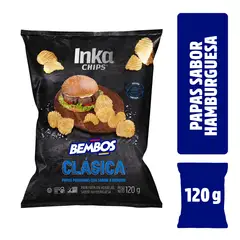 INKA CHIPS - Papa Inka Chips Bembos Clásica Bolsa 120 g