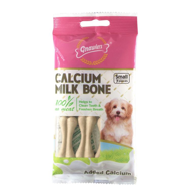 Snack Perros Gnawlers Hueso de Calcio Empaque 60 g