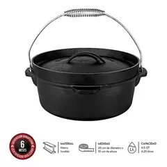 GRILLCORP - Olla Holandesa 4 5Qt